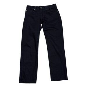 FIDELITY Luxury Designer Black SLIM JIM Casual Straight Denim Pants Jeans 29